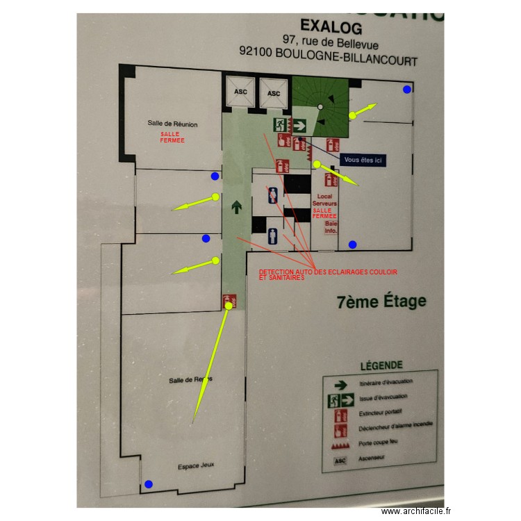 R+7 BELLEVUE. Plan de 0 pièce et 0 m2