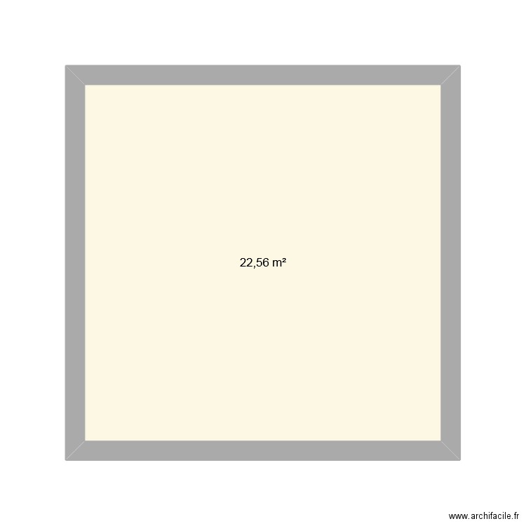 Chambre Alexis. Plan de 1 pièce et 23 m2
