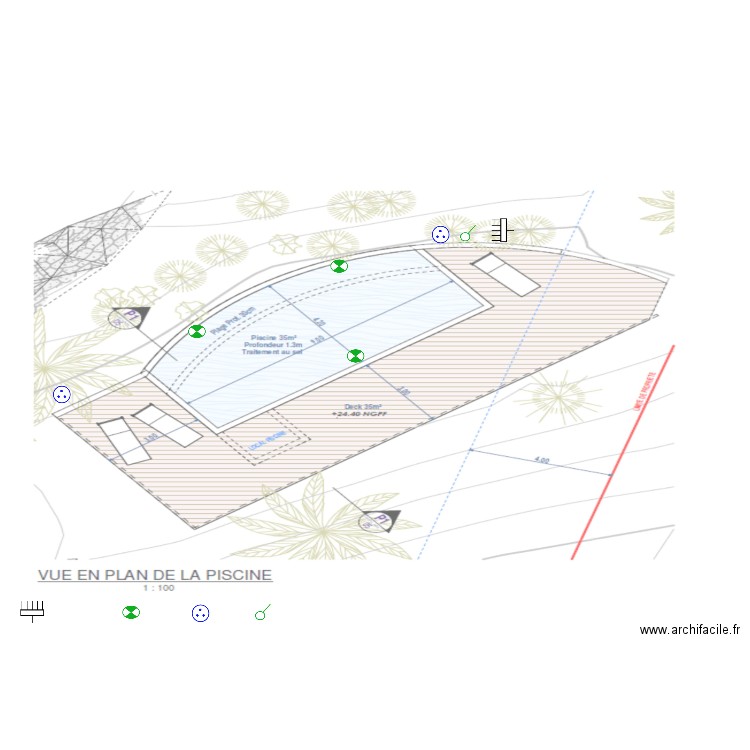 PISCINE E O TATOU. Plan de 0 pièce et 0 m2