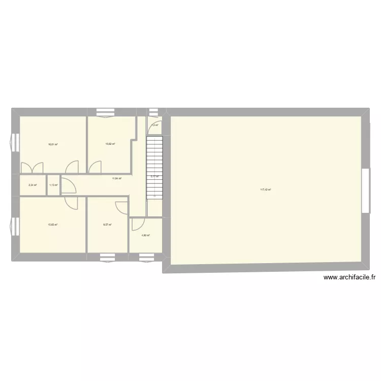 Les pr&eacute;s 1er. Plan de 11  et 196 m²