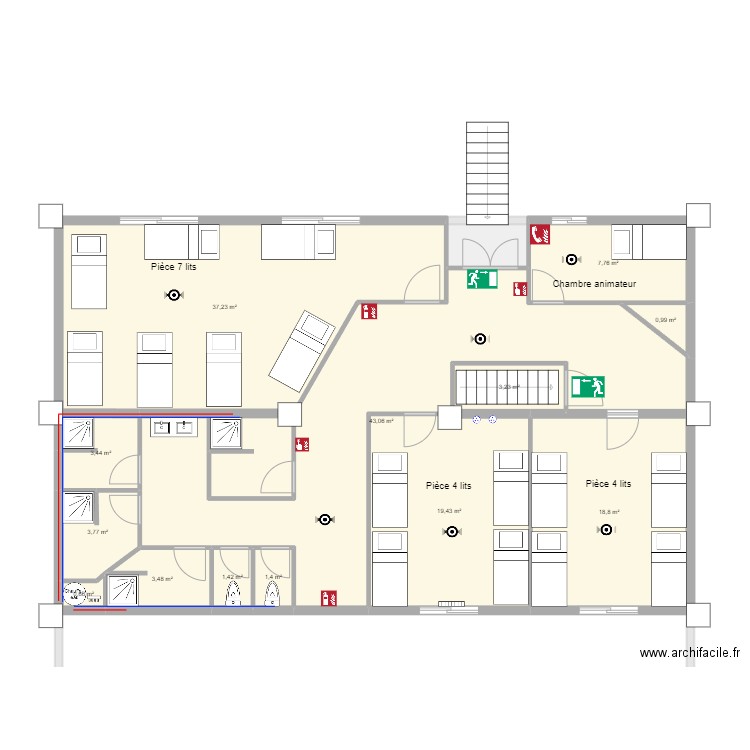 ajout petit manege ter. Plan de 18 pièces et 686 m2