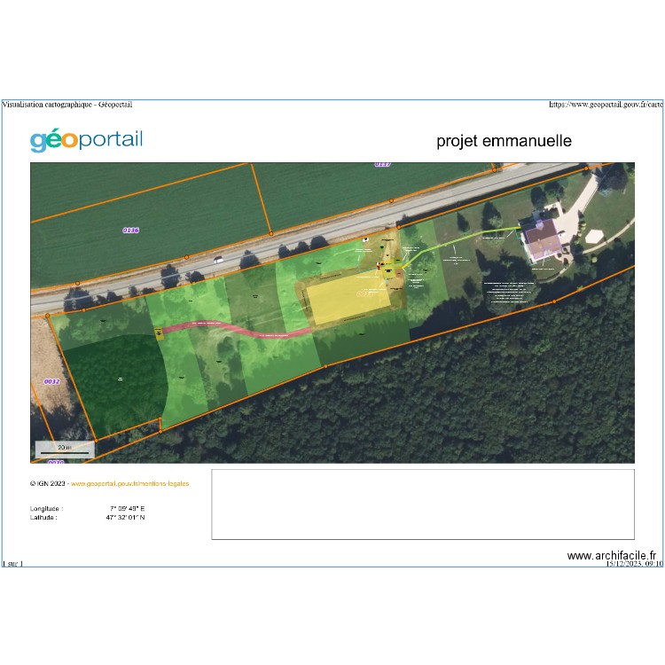 projet emmanuelle new. Plan de 0 pièce et 0 m2