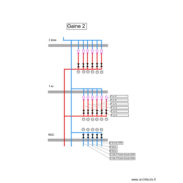 Gaine 2. Plan de 0 pièce et 0 m2