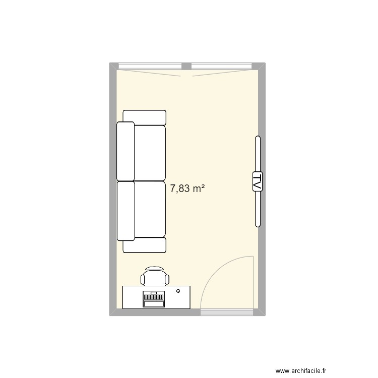 chambre. Plan de 0 pièce et 0 m2