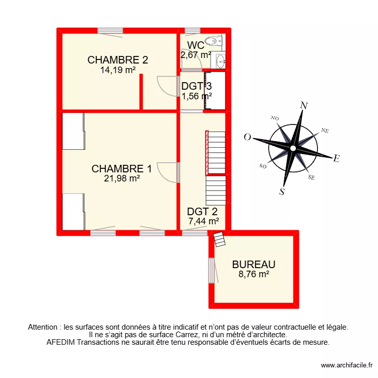 BI 34791 -. Plan de 30  et 446 m²