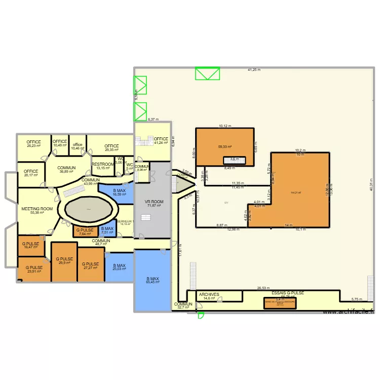 VOLTA R+1 V m² avenir 02/10/2026. Plan de 42 Pièces et 2263 m² VOLTA R+1 V m² avenir 02/10/2026. Plan de 42 Pièces et 2263 m²