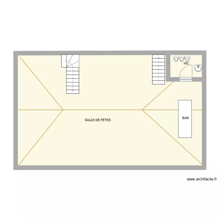 PLAN FOURNEAU ETAGE. Plan de 0 pièce et 0 m2