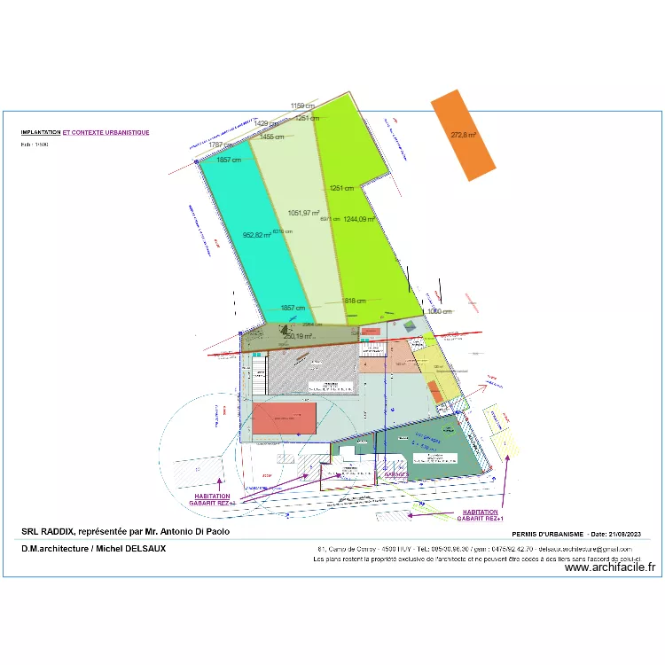 PARTAGE PRAIRIE 4. Plan de 