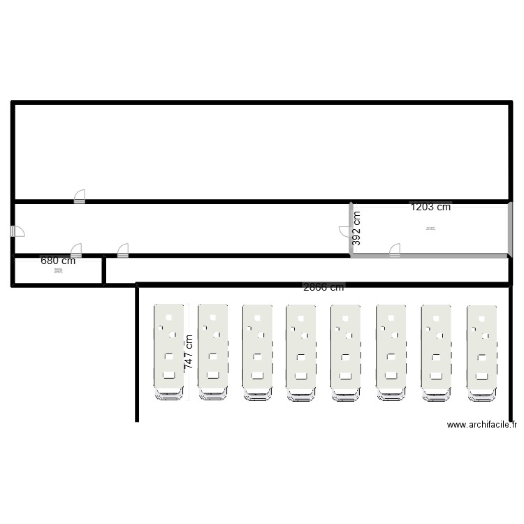 svg. Plan de 0 pièce et 0 m2