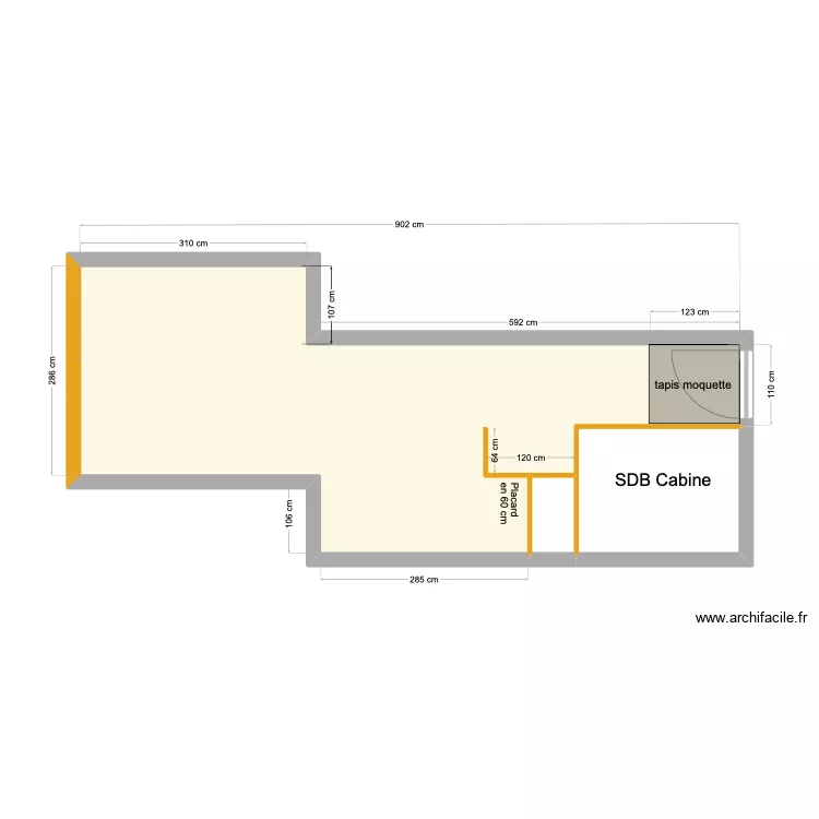 GIRAUD 826 Belles Challes . Plan de 