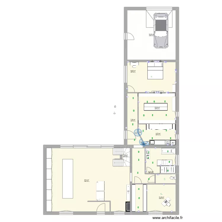 maison 2. Plan de 10 et 189 m² maison 2. Plan de 10 et 189 m²