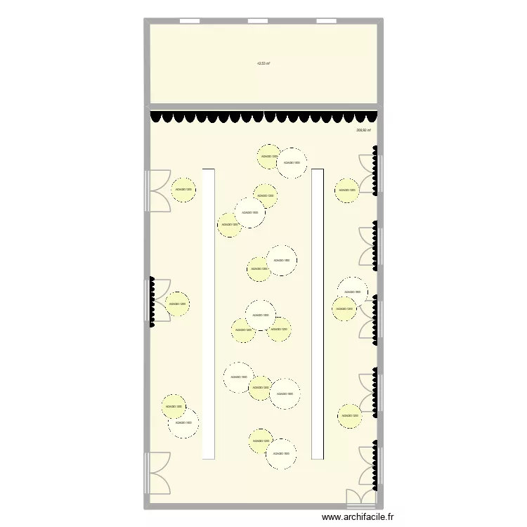 SALLE DU PATIO - MAIRIE DE BOIGNY V1. Plan de SALLE DU PATIO - MAIRIE DE BOIGNY V1. Plan de