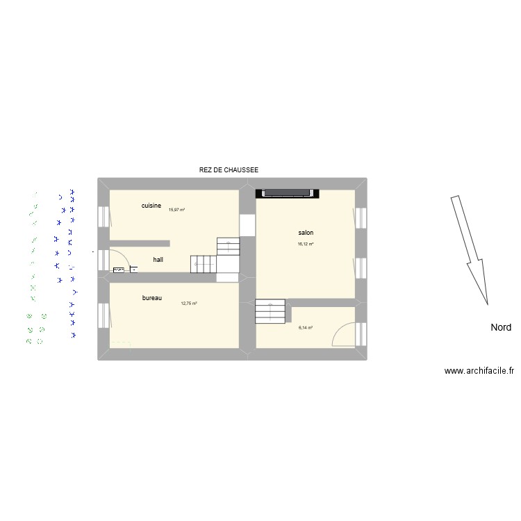 presseux 16/02/24-1. Plan de 4 pièces et 51 m2