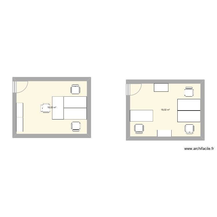 bureau 3. Plan de 0 pièce et 0 m2