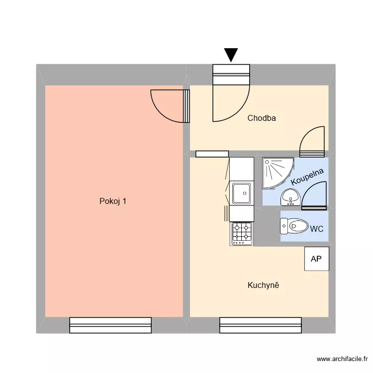 Rud&eacute; arm&aacute;dy 2970, byt 7. Plan de 10  et 159 m²