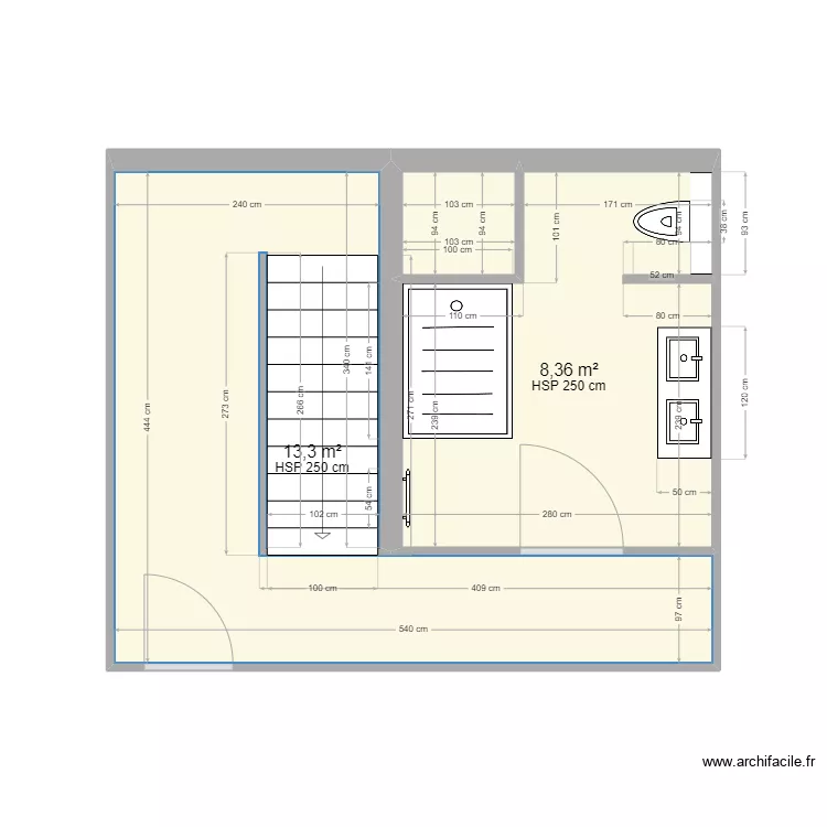 ESTRABAUD Voahangy. Plan de 