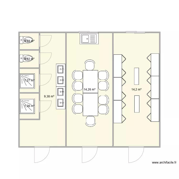 DECAMIANTE CHANTIER CHARVIEU. Plan de 