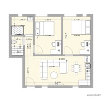 Plessis 46m² plan 1
