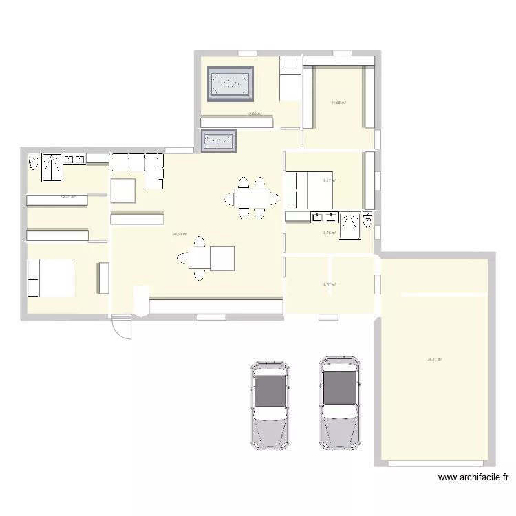 maison nouss. Plan de 
