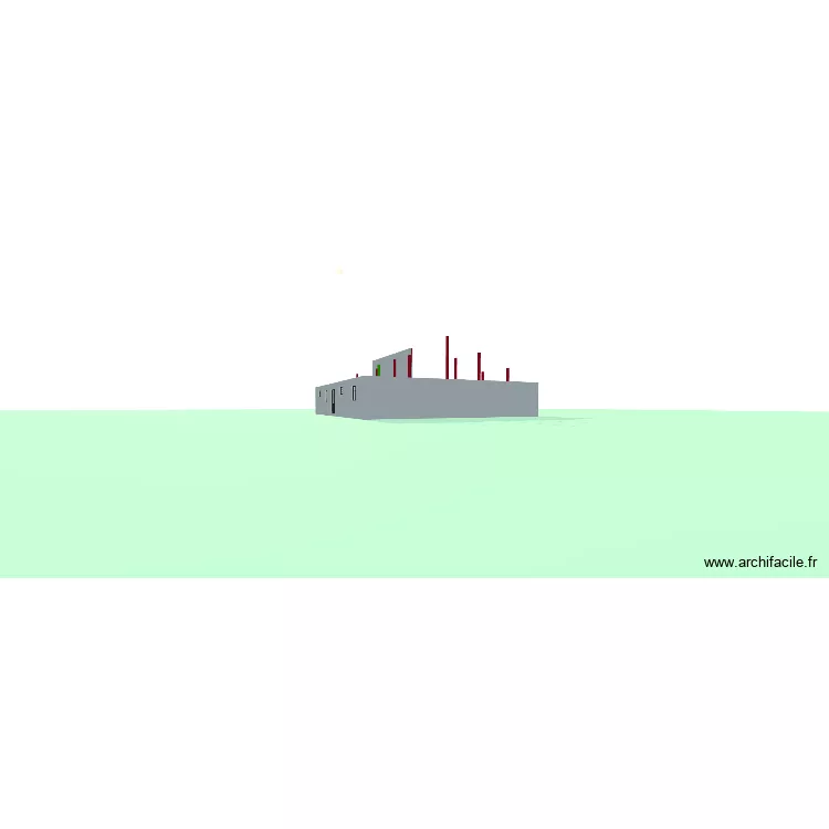 test 6. Plan de 2  et 119 m²