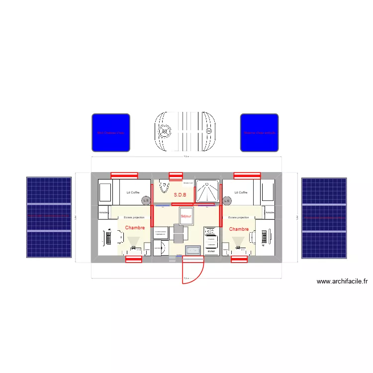 Tiny. Plan de 5 et 18 m² Tiny. Plan de 5 et 18 m²