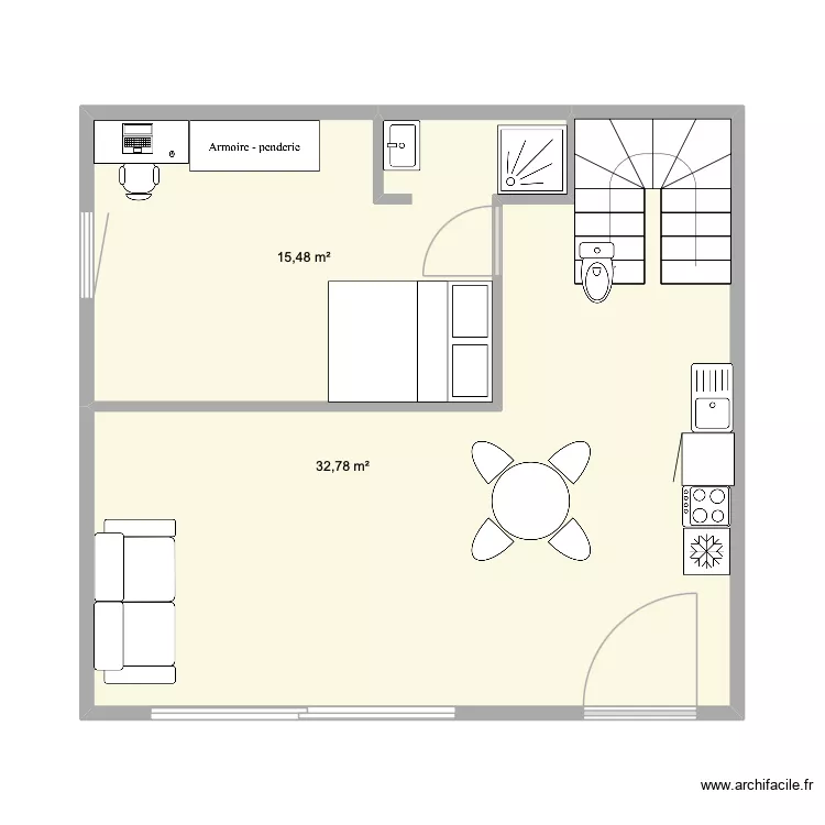 MOISSONS JARDIN rdc 2. Plan de 