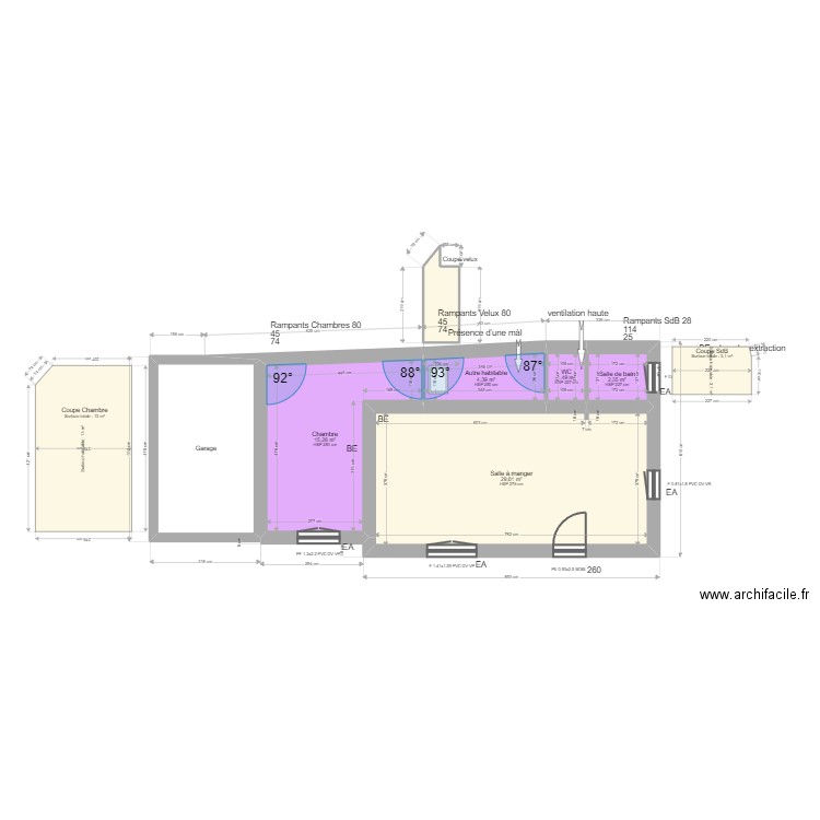 ML23052351. Plan de 7 pièces et 69 m2