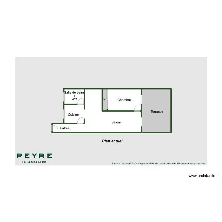 Plan actuel lot 119. Plan de 