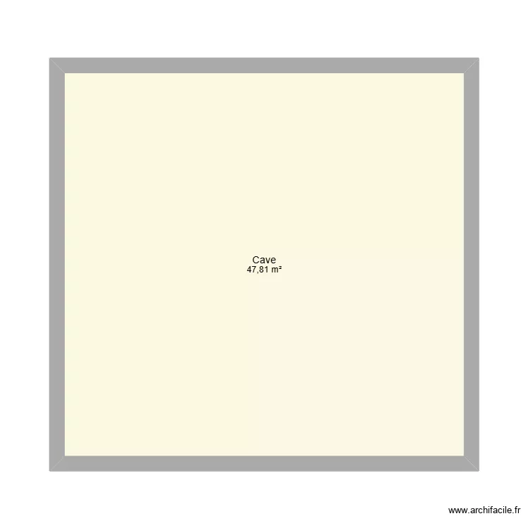 274 niveau -01 sergent lucette beaurainville. Plan de 1  et 48 m²