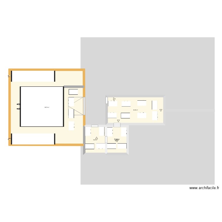 journée prte ouverte. Plan de 4 pièces et 141 m2