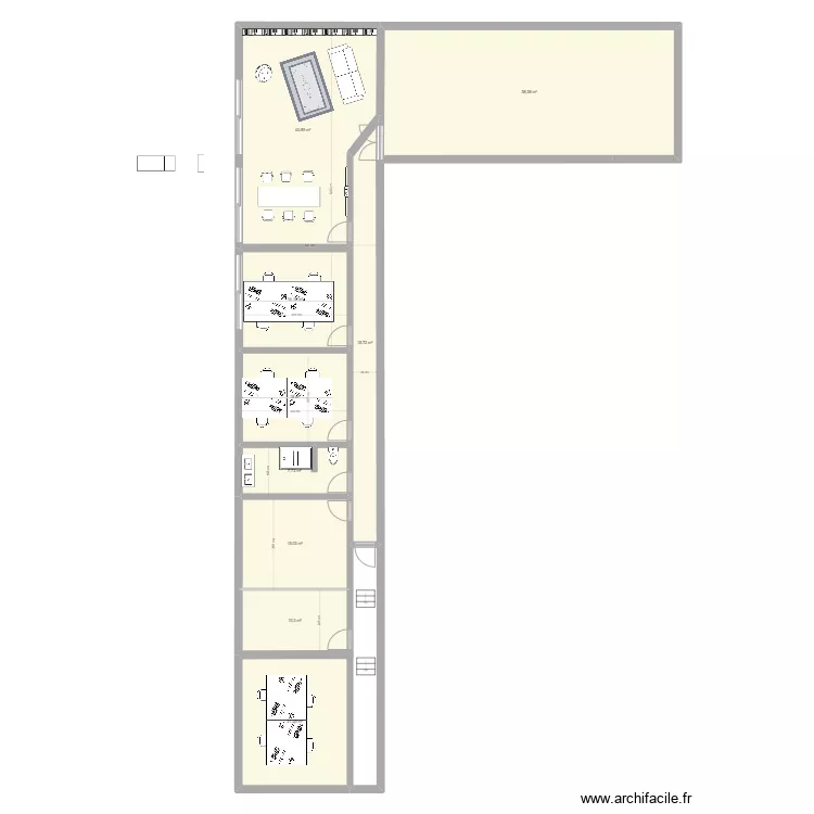 mezzanine blue 4. Plan de mezzanine blue 4. Plan de