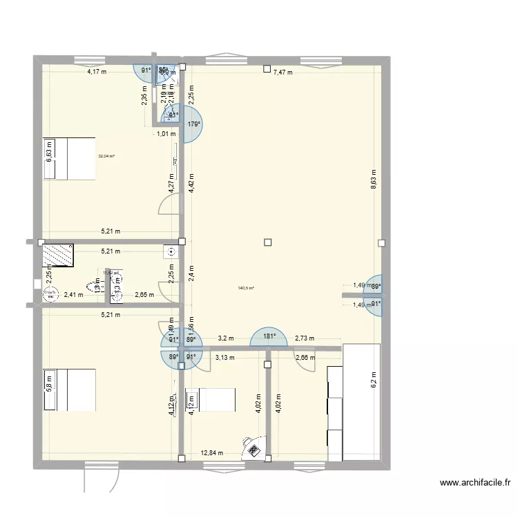 RUI appart-cloisons. Plan de RUI appart-cloisons. Plan de