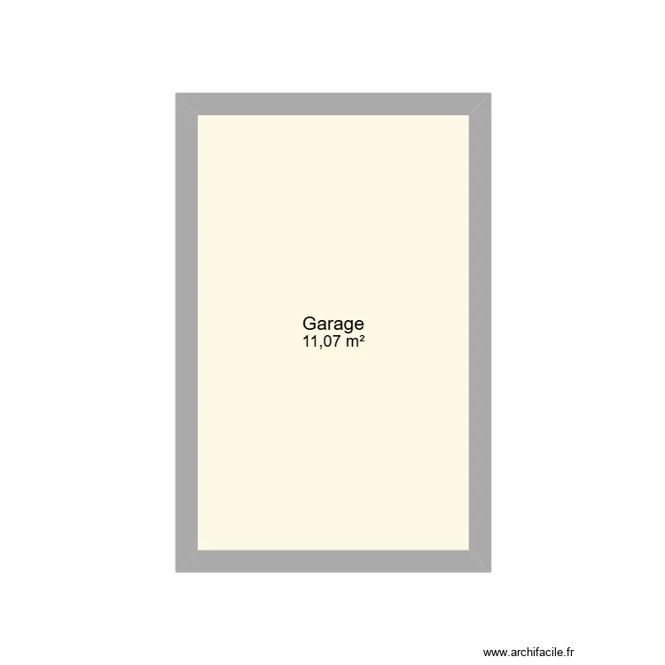 GARAGE 2. Plan de 1  et 16 m²