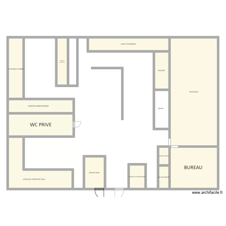 PLAN Jouets Sajou . Plan de 