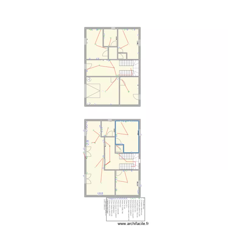 MAISON PARENTS R+1. Plan de MAISON PARENTS R+1. Plan de