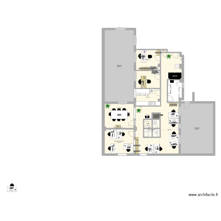 Ayala, 13 1º Izq. Propuesta 2025. Plan de 12 pièces et 198 m2