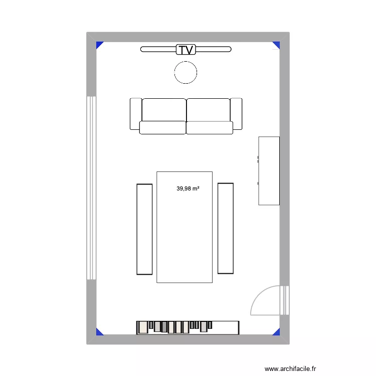 maquette &eacute;cole. Plan de 1  et 40 m²