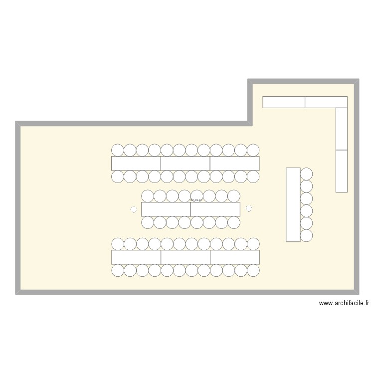 plan mariage. Plan de 1 pièce et 191 m2