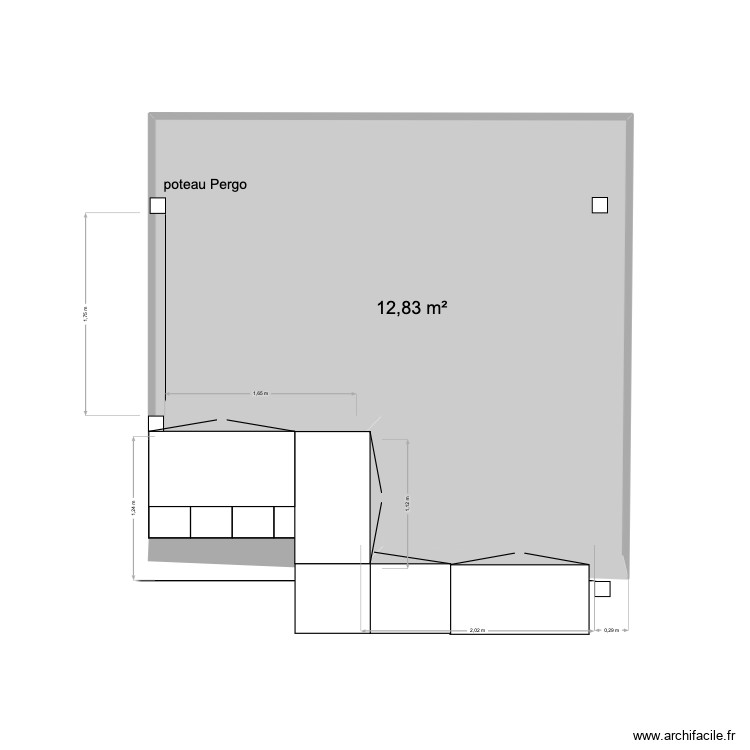 Cuisine Ext&eacute;rieure. Plan de 0 pièce et 0 m2