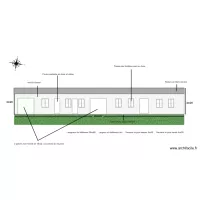 PLAN DE FACADE AVANT TRAVAUX