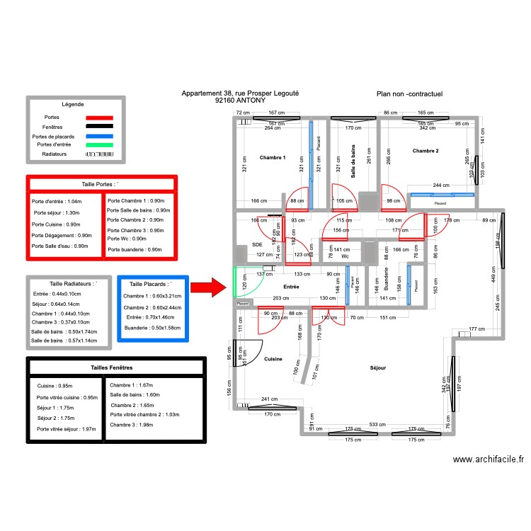 ROBIC AVEC MESURE . Plan de 0 pièce et 0 m2