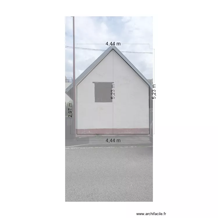 Façade Nord 3. Plan de Façade Nord 3. Plan de