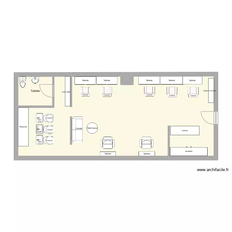 ojiqgr&ugrave;vd. Plan de 3  et 59 m²