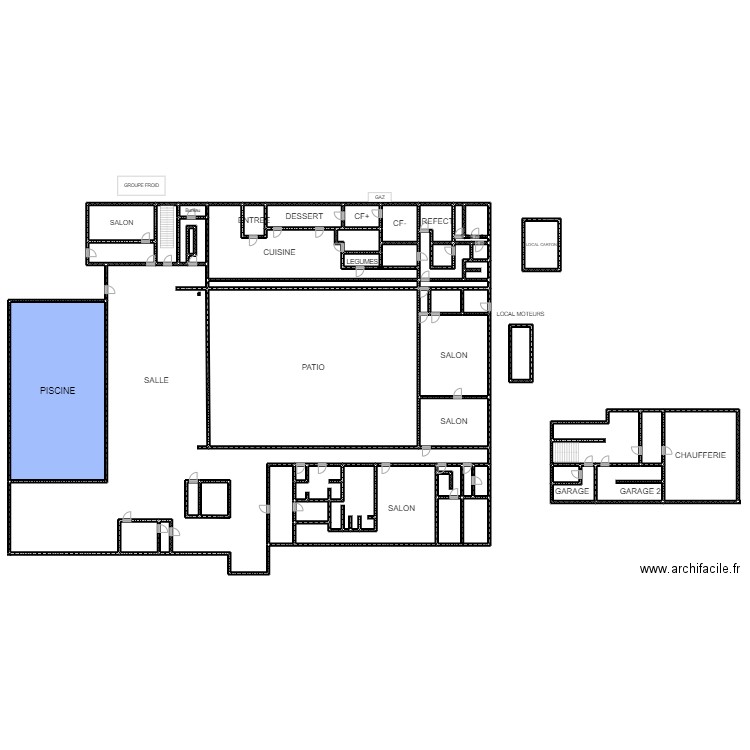 PATIO. Plan de 0 pièce et 0 m2