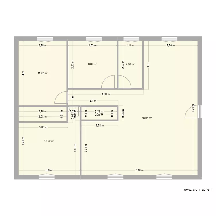 KIllian. Plan de 6 et 89 m² KIllian. Plan de 6 et 89 m²