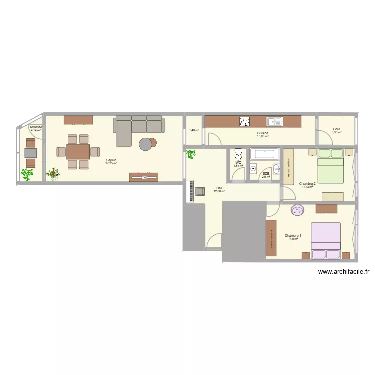 Emile Digneffe. Plan de 12 et 97 m² Emile Digneffe. Plan de 12 et 97 m²