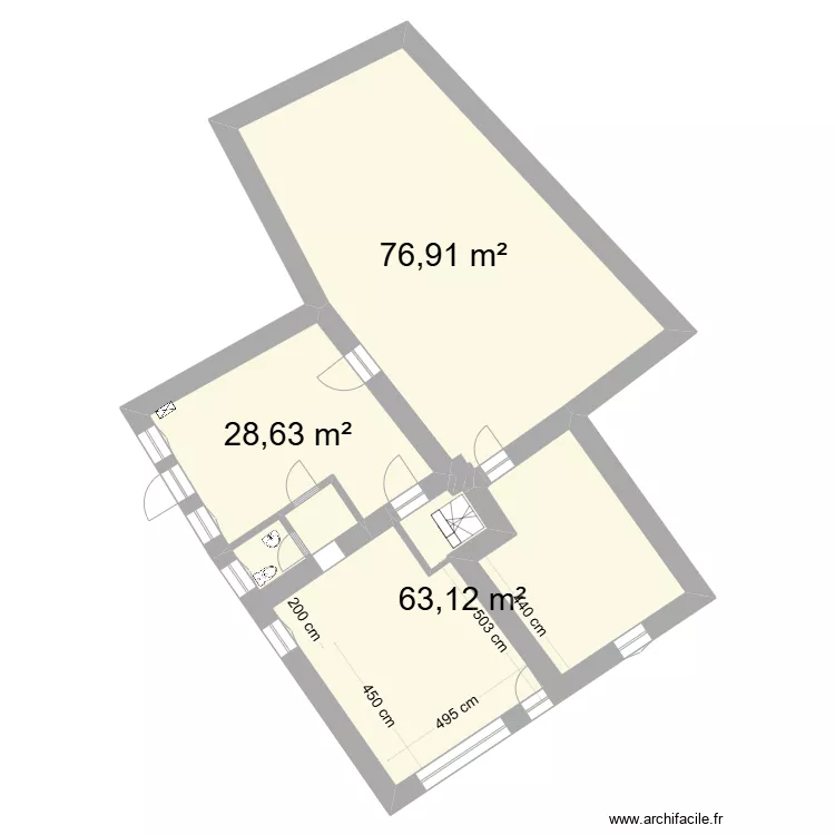 Boulangerie RDC2. Plan de 