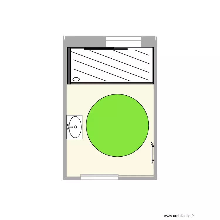 plan travaillé M Van Coppenael. Plan de 1 Pièce et 7 m² plan travaillé M Van Coppenael. Plan de 1 Pièce et 7 m²