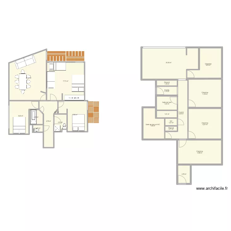 Clos 118 215. Plan de 