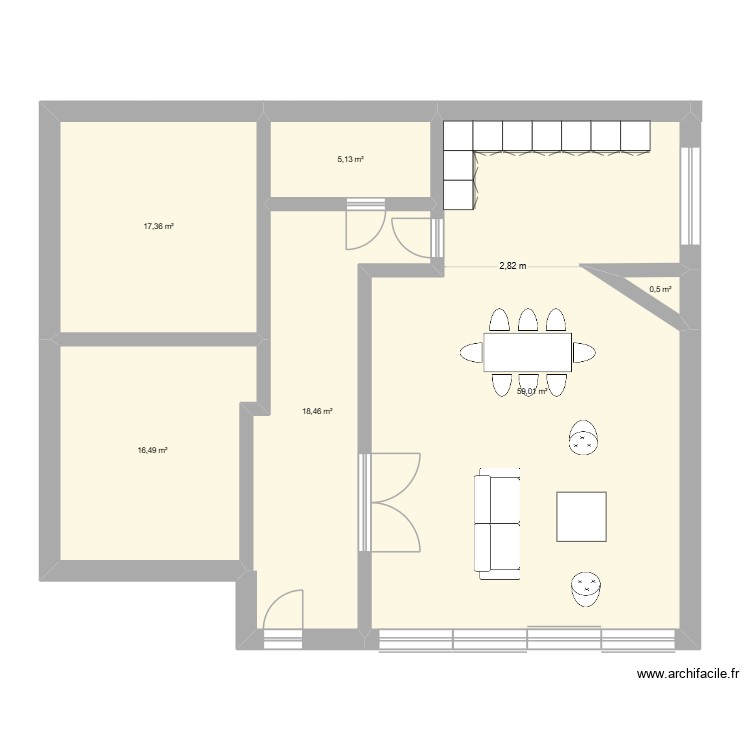 Maison J Mass&eacute;. Plan de 0 pièce et 0 m2